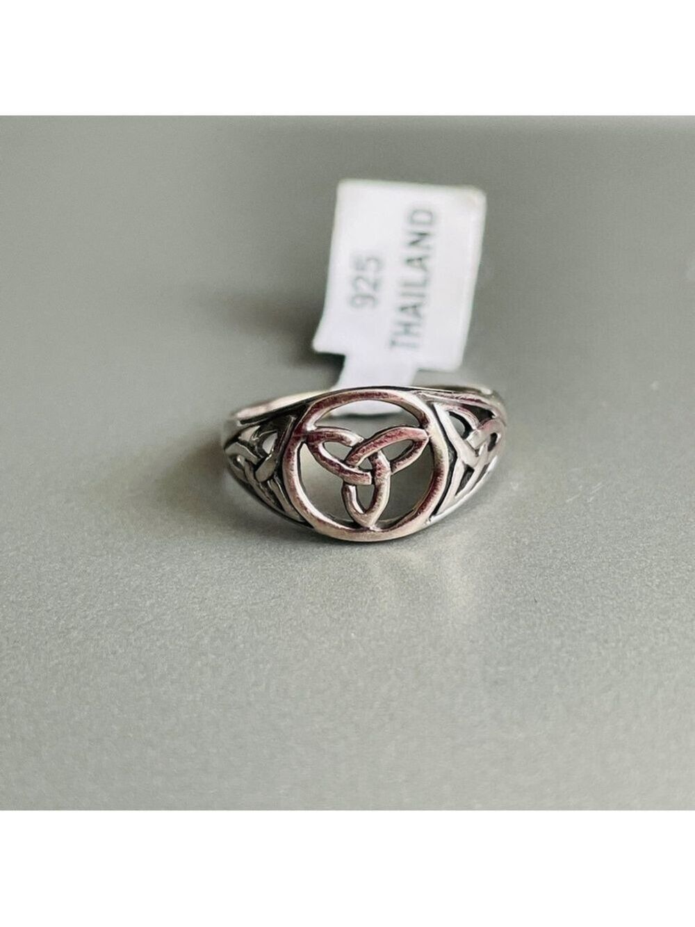 Celtic Trinity Triquetra Knot Sterling Silv Ring Available Sizes 9, 10